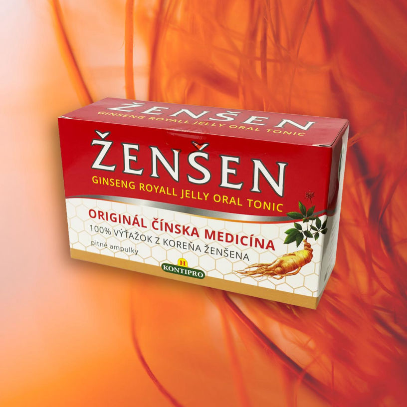 Ginseng Ženšen ampule